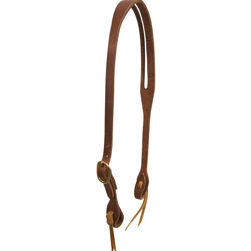 Single Brass Buckle Slot Ear Headstall