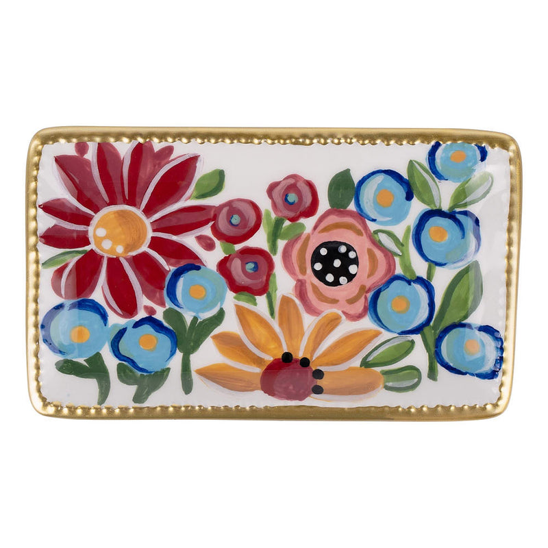Glory Haus Among The Flowers Trinket Tray