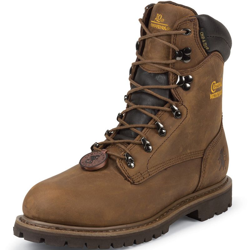 Men's Heavy Duty Tough Bark Waterproof Insulation Steel Toe Boot