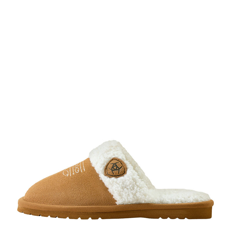 Nester Hoisery Women's Jackie Chestnut Square Toe Slipper