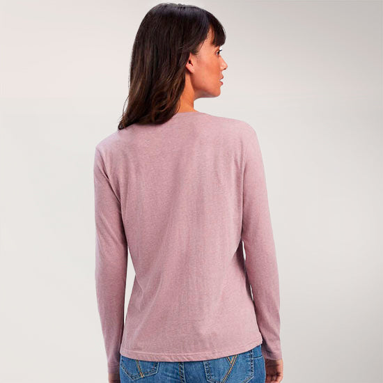 Ariat REAL Relaxed Fit Logo Rose Top