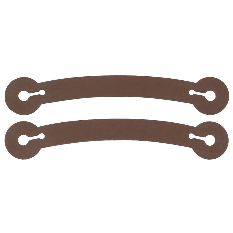 Curved Spur Tie Downs - Brown - Large/XLarge