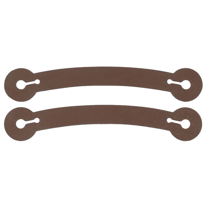 Curved Spur Tie Downs - Brown - Large/XLarge
