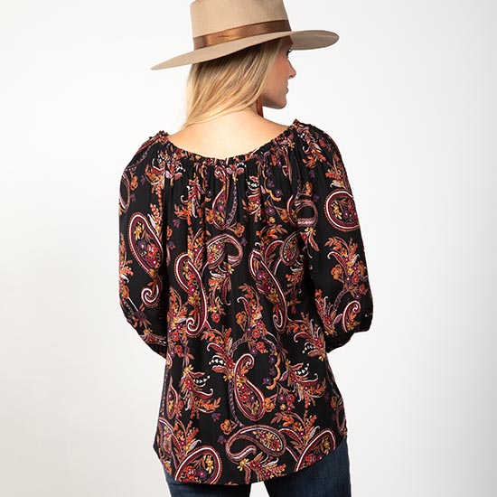 Star Paisley Whisper Top