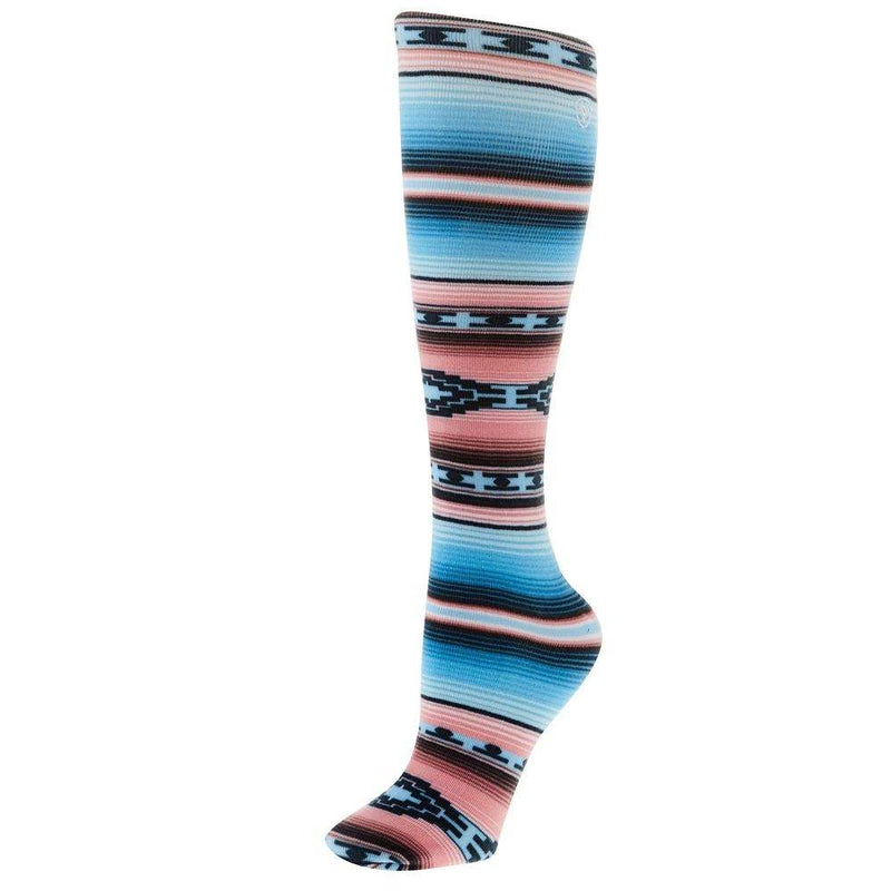 Nester Hoisery Ariat Ladies Southwest Flow 2 Pack Knee High Socks MEDIUM