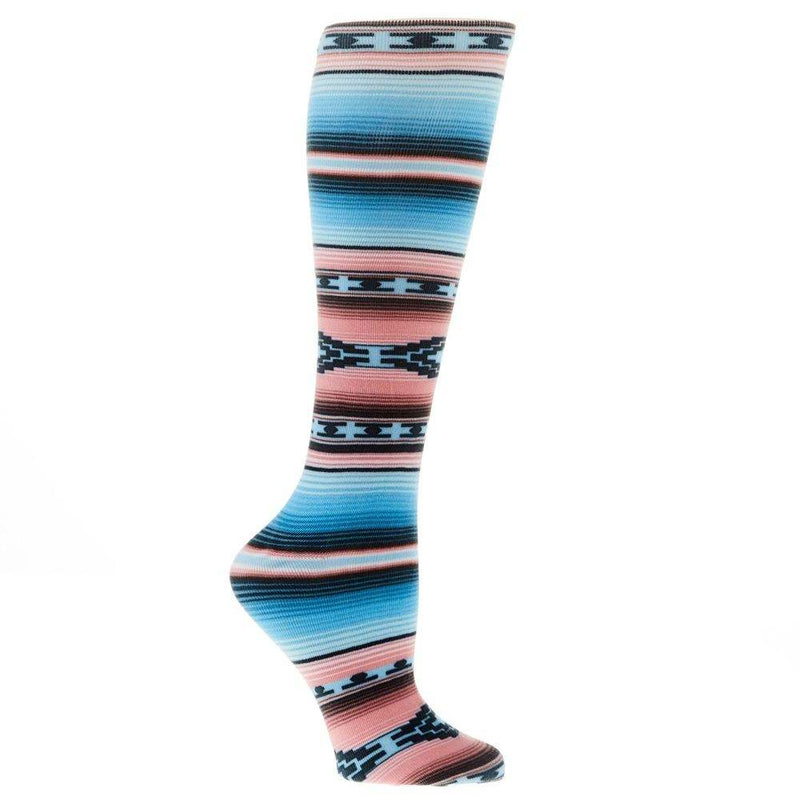 Nester Hoisery Ariat Ladies Southwest Flow 2 Pack Knee High Socks MEDIUM