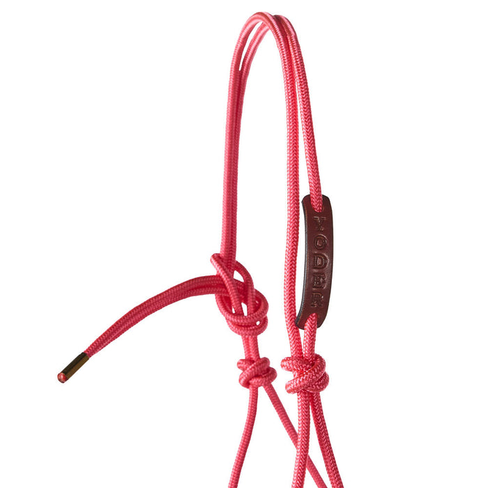 Yoder Equine Products Chain Knot Rope Halter with Atatched Lead Rope
