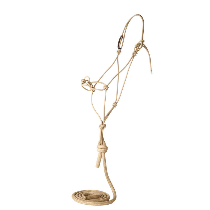 Chain Knot Rope Halter with Atatched Lead Rope