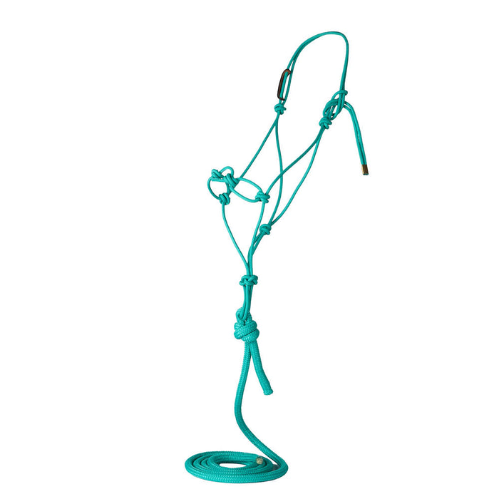 Chain Knot Rope Halter with Atatched Lead Rope
