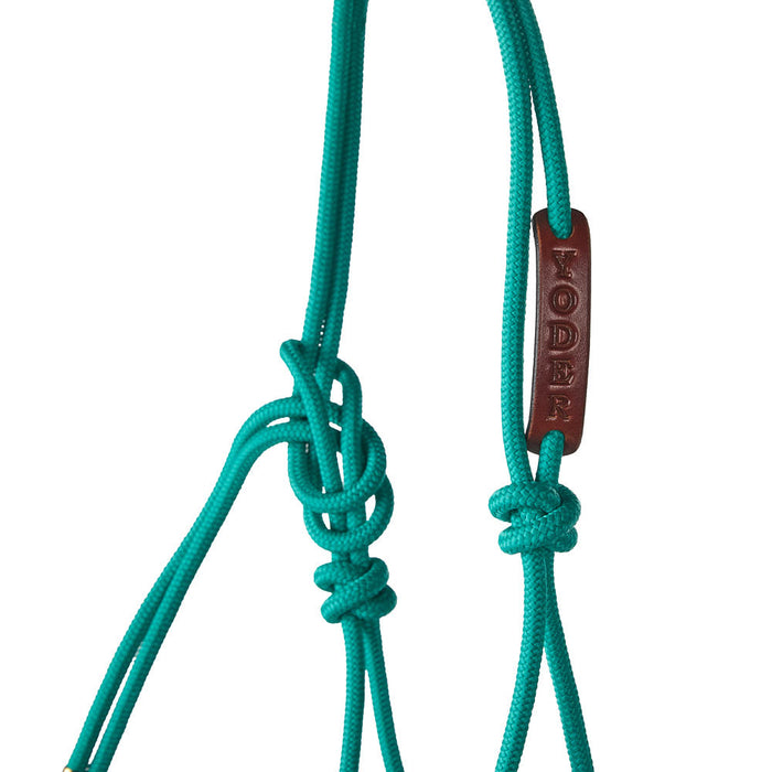 Yoder Equine Products Chain Knot Rope Halter with Atatched Lead Rope