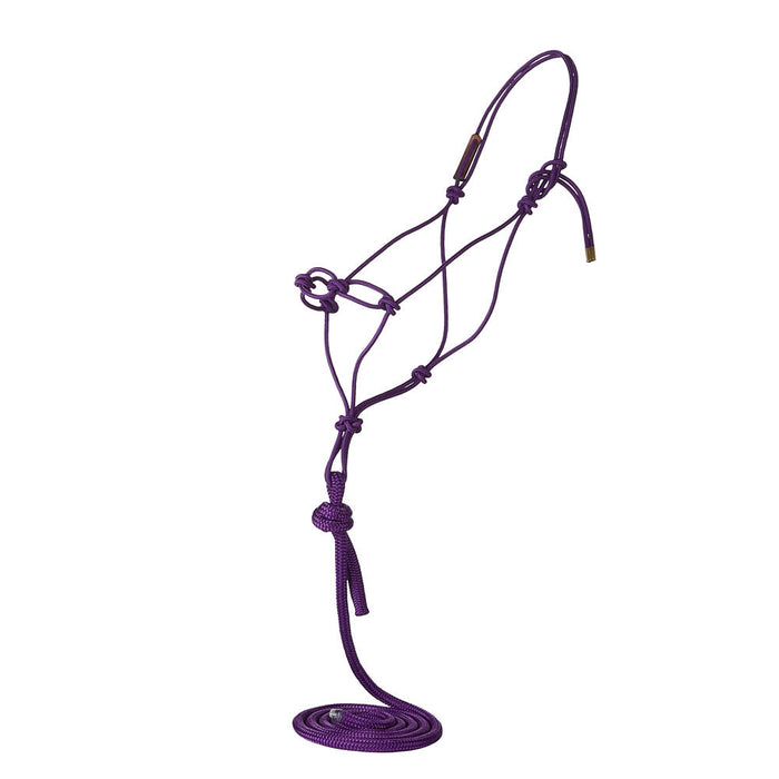 Chain Knot Rope Halter with Atatched Lead Rope