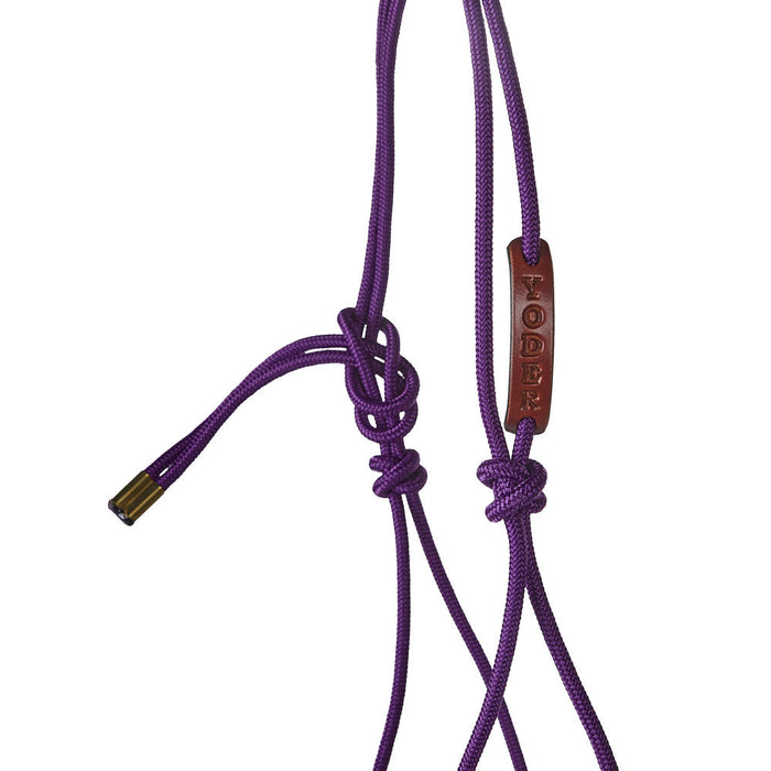 Yoder Equine Products Chain Knot Rope Halter with Atatched Lead Rope