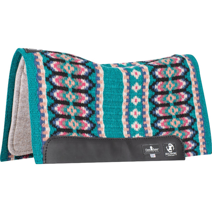 30x34 Blanket Top with Alpaca Bottom 3/4in Saddle Pad