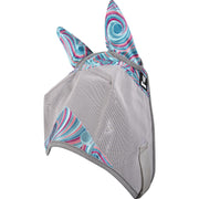 Patterned Crusader Horse Fly Mask with Ears
