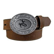 Boy's Crazy Toe Bug Stitch Leather Belt