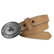 Boy's Crazy Toe Bug Stitch Leather Belt