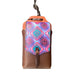 Patterned Back Cinch Cell Phone Holder