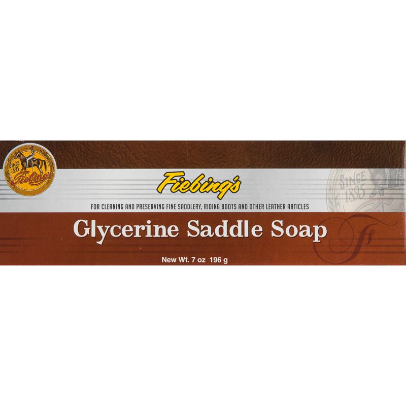 Fiebings 12oz Saddle Soap Cleaner Preservative Satin Leather Boots