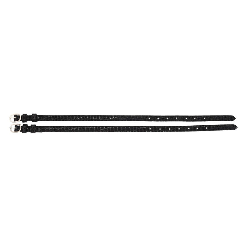 Equitare Crocodile Glitter Spur Straps