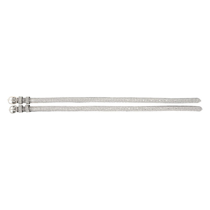 Equitare Crocodile Glitter Spur Straps