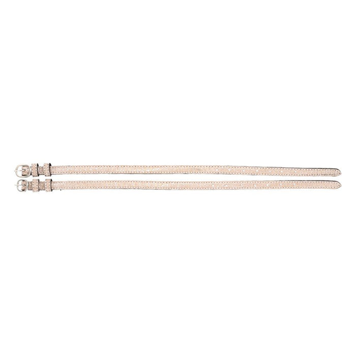 Equitare Crocodile Glitter Spur Straps