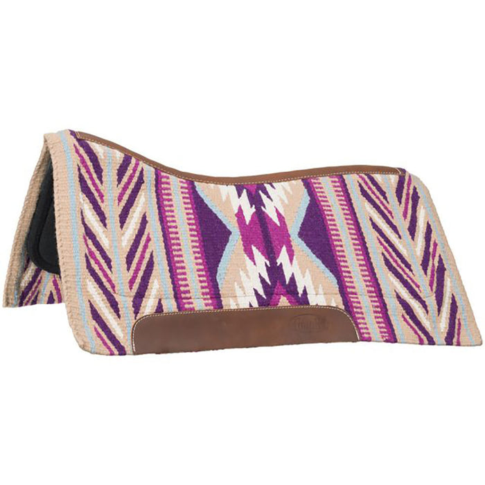 Loretta 34x36 Wool Blanket Top Felt Bottom Saddle Pad