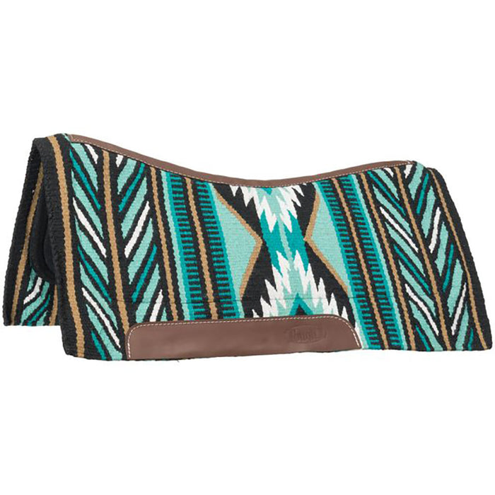 Loretta 34x36 Wool Blanket Top Felt Bottom Saddle Pad