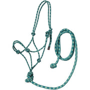 Tri-Colored Rope Halter with Lead Rope