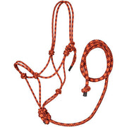 Tri-Colored Rope Halter with Lead Rope