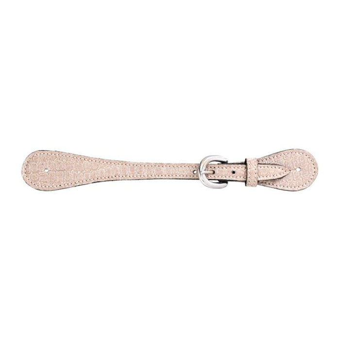 Glitter Crocodile Spur Straps