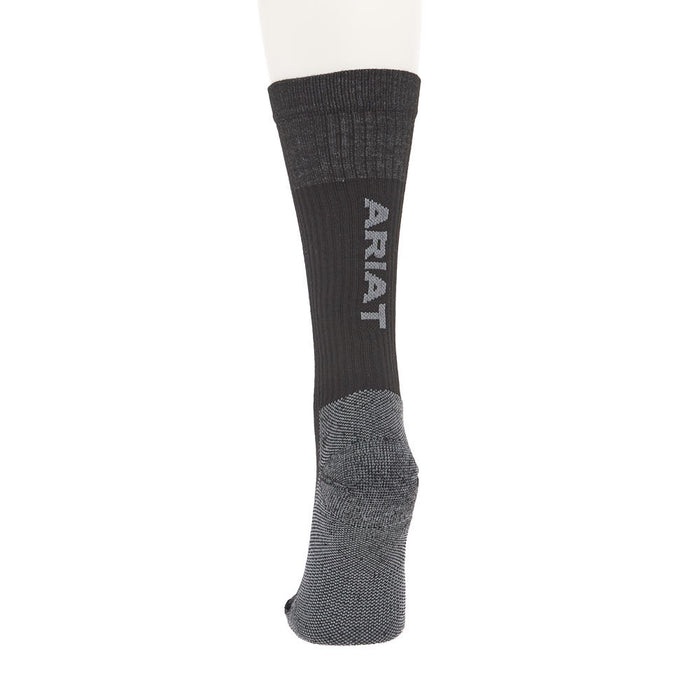 Ariat Kid`s VentTEK Black OTC Socks 2 Pack
