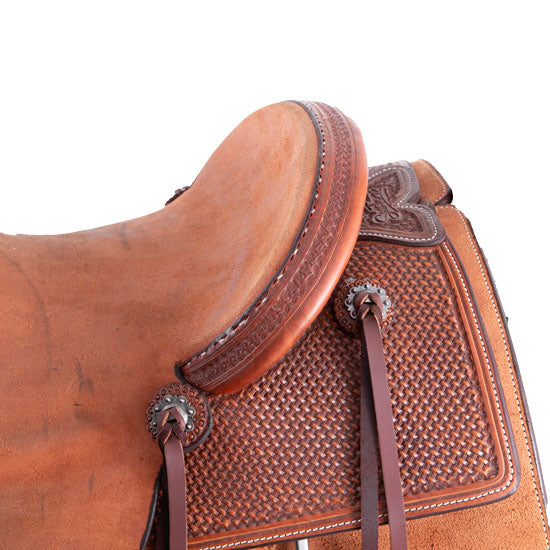 Scott Thomas Custom Saddles Basket Ranch Cutter Saddle