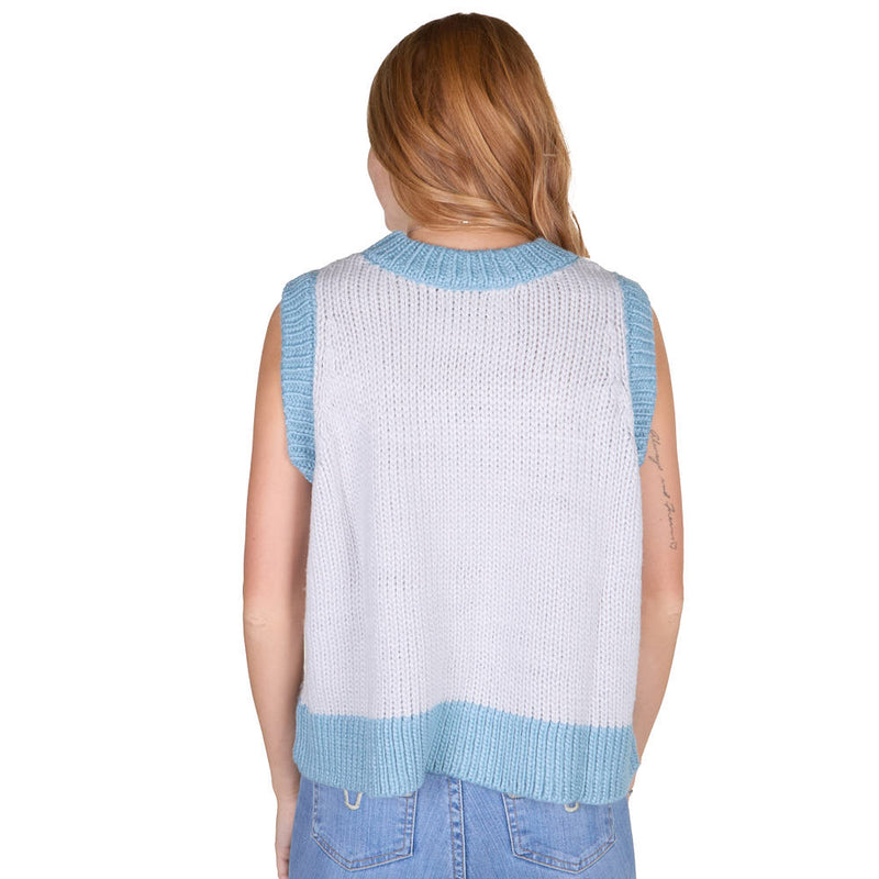 2 Fly Co. Dakota Denim Knit Top