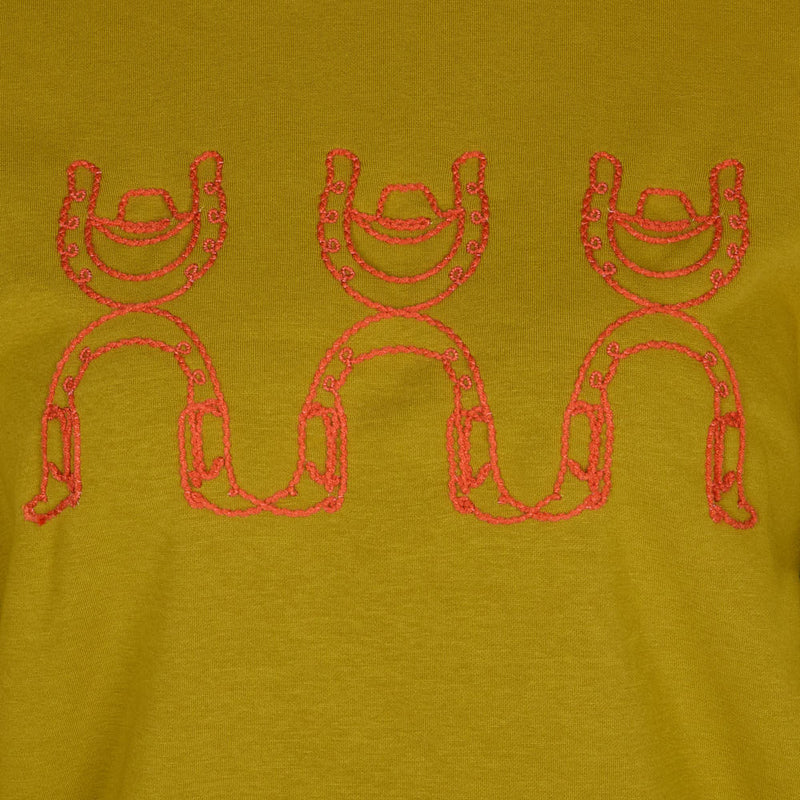 2 Fly Co. Chartreuse Luck Be Cowboy Pullover
