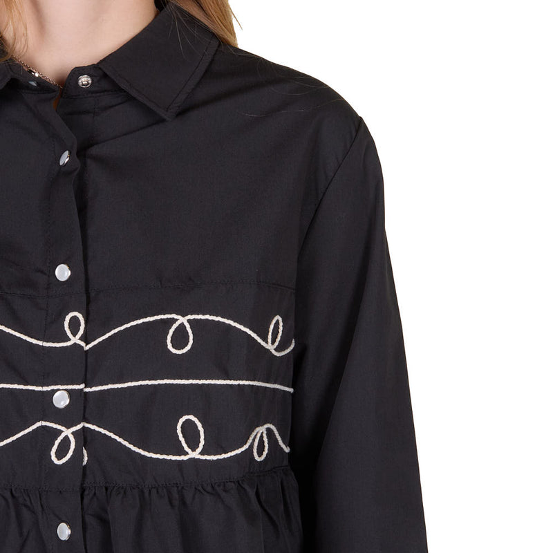 2 Fly Co. Midnight Loopty Lou Long Sleeve Top