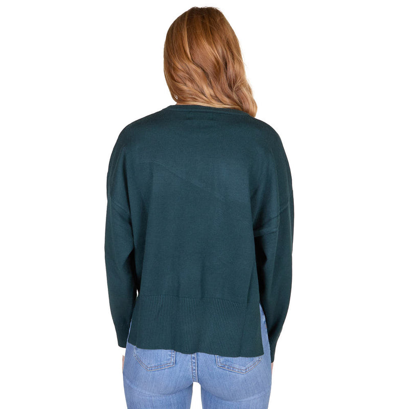 2 Fly Co. Green Tip Your Hatz Sweater