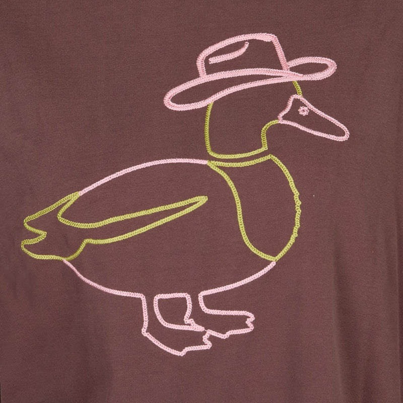 2 Fly Co. Women's Waddle Waddle West Brown Top
