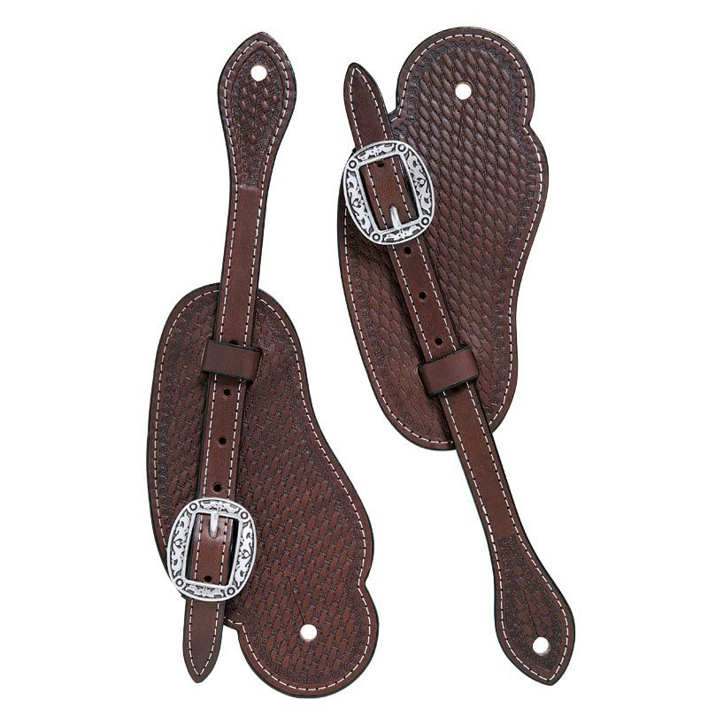 Weaver Leather Brown Basin Cowboy Spur Strap