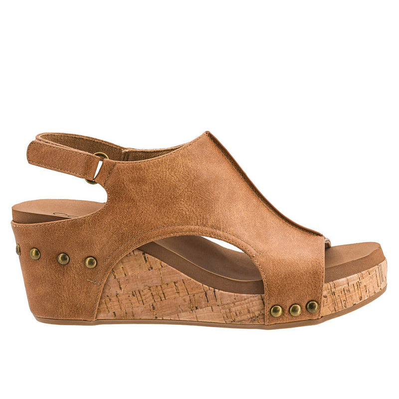 Corkys Footwear Women's Carley Sahara Wedge Sandal