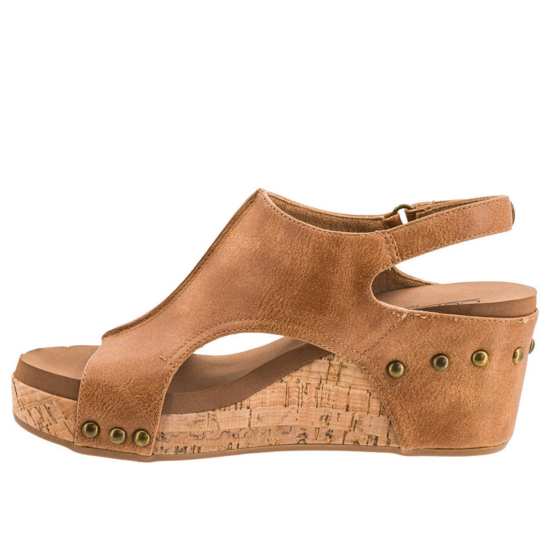 Corkys Footwear Women's Carley Sahara Wedge Sandal