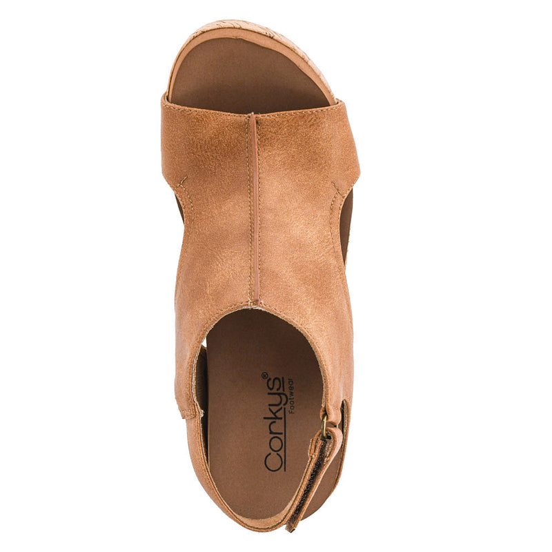 Corkys Footwear Women's Carley Sahara Wedge Sandal