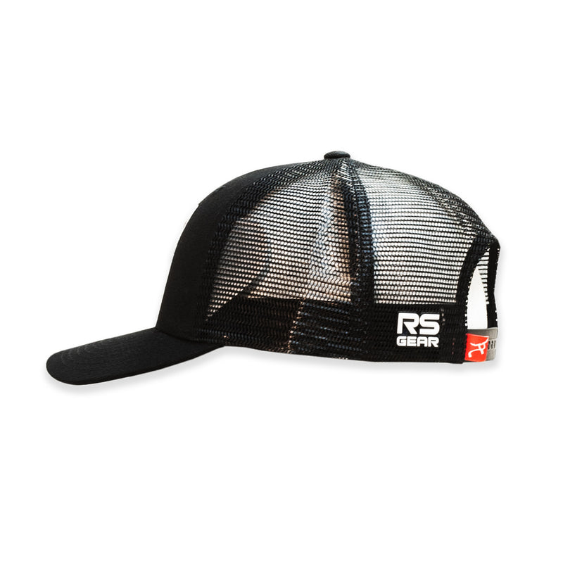 Ropesmart Black Serape with Solo Steer Patch Cap