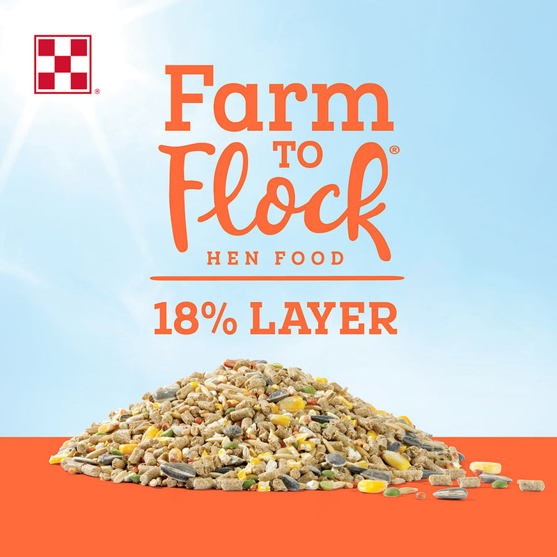 Purina Animal Nutrition Farm to Flock 18% Layer 50lb