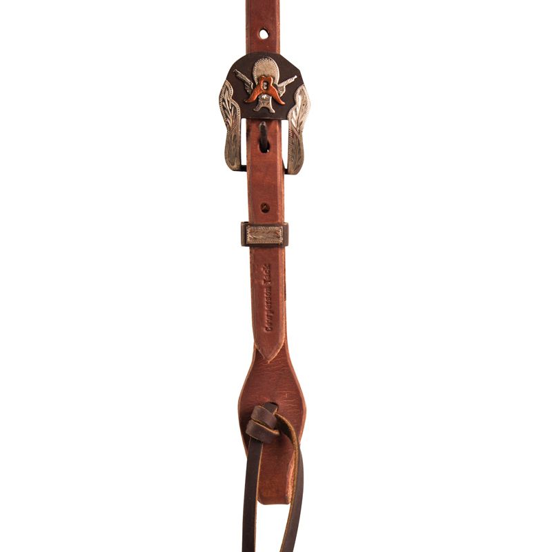 Cowperson Tack Pistol Yosemite Sam Slot Ear Headstall
