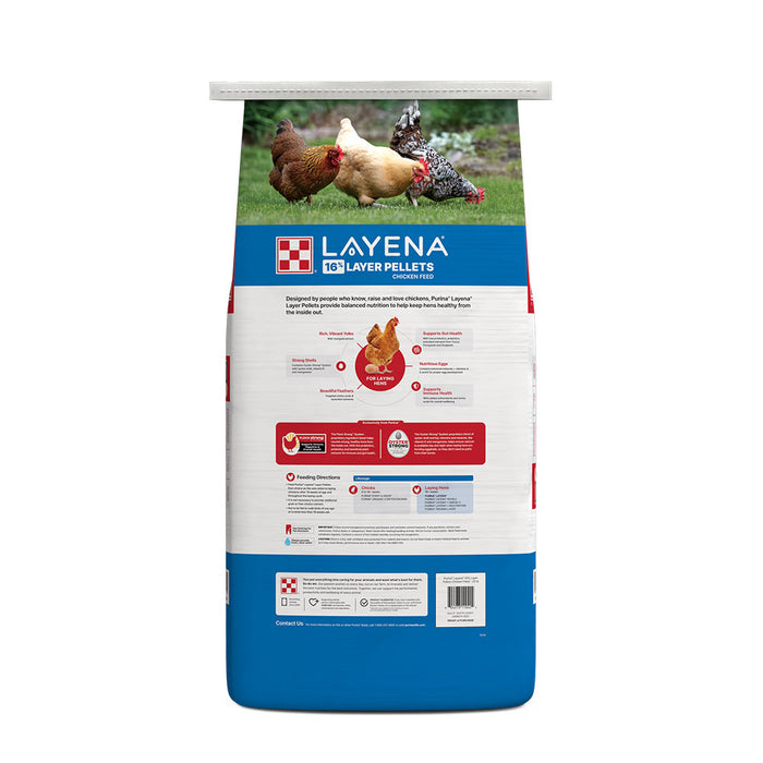 Purina Animal Nutrition Layena Pellets 16% Layer Hen 25 LB