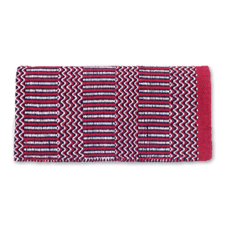 1340 Double Weave 32x64 Acrylic Blend Saddle Blanket Red