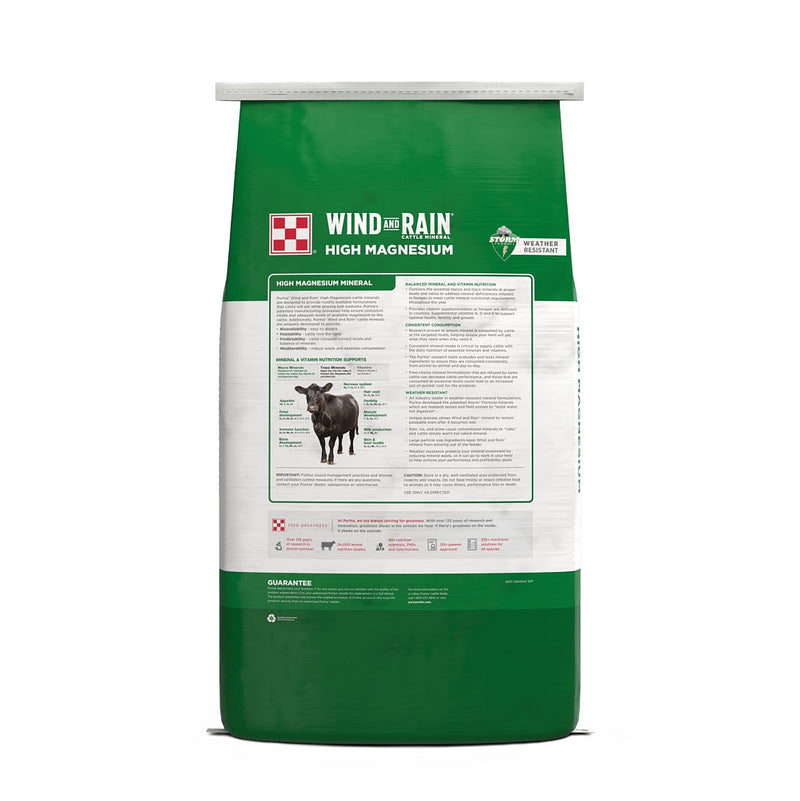 Purina Animal Nutrition Wind & Rain Storm Hi-Mag 4 Complete Beef cattle mineral