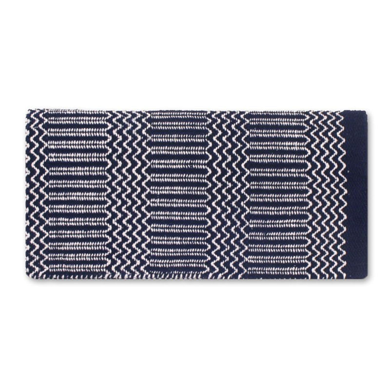 1340 0 Double Weave 32x64 Acrylic Blend Saddle Blanket Navy