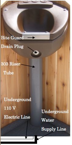 Jug Waterers 4Ft Insulated Riser Tube