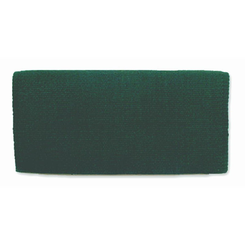 1314-20 San Juan Solid Hunter 36x34 New Zealand Wool Saddle Blanket